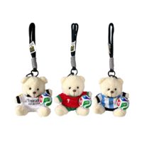 EDGE Porte-clés Ours en Peluche Personnalisé Ballon de Football Accessoire de Sac à Main Tendance pour Femmes