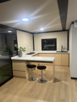 Maison conteneur extensible à double aile certifiée CE de 40 pieds avec installation rapide et design respirant, construction en acier galvanisé