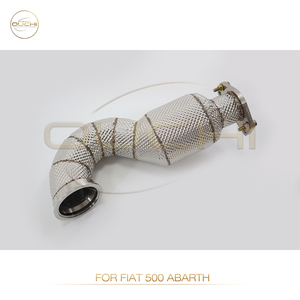 Tubo de escape OUCHI para Fiat 500 <span class=keywords><strong>Abarth</strong></span> con piezas de rendimiento automático Cat, sistema de escape, accesorios para coche - Product Image 5
