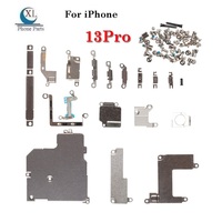 Kit de fixation métallique interne complète avec vis pour iPhone 11, 14, 12, 13 Mini, Pro Max, 14 Plus, X, Xr, Xs Max