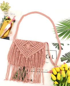 Bolsos <span class=keywords><strong>de</strong></span> Macramé al por Mayor, Bolsos Cruzados, Bolsos <span class=keywords><strong>de</strong></span> Playa, Bolsos <span class=keywords><strong>de</strong></span> Cuerda Hechos a Mano - Product Image 2