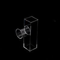 Cuvette Flow Completamente fusionado Artesanía Personalizada Varias celdas de vapor de cuarzo Celda de vapor de cuarzo de gran tamaño