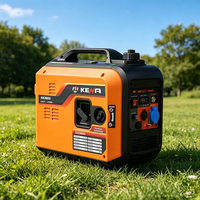 KN1200I Tragbarer 3KW 5KW Kleiner Benzin/LPG Dual-Fuel Generator mit Variabler Frequenz 230V für Haushalt und Outdoor, Mini Leiser Generator