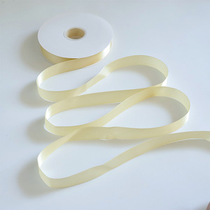 Solid Color Satin Ribbon Polyester Gift Wrapping Ribbon Floral Craft <b>Bow</b> Packaging Ribbon 2.5cm x 80 yd - Product Image 5