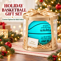 Coffret Cadeau de Noël en Cuir PU Kata Basketball Taille 5 & 7 avec Logo Personnalisé – Ensemble Promotionnel Résistant à l'Eau et Durable