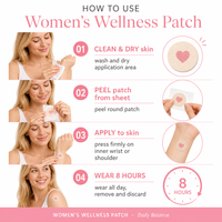 Patchs de bien-être naturels pour femmes, 30 unités, équilibre quotidien doux, soin personnel, patch transdermique pour le soutien hormonal féminin
