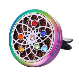 Rhinestone Pattern <b>Car</b> Interior Air <b>Freshener</b> Perfume Diffuser Vent Clip For Outlet - Product Image 1