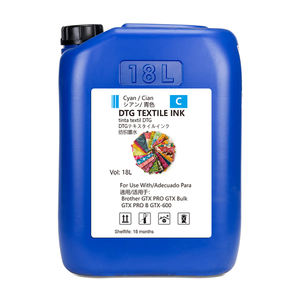 Tinta Branca Bulk DTG 18L Chip de Tinta GTX para Impressora Brother GT4 GTX 422 423 455 600 GTX <span class=keywords><strong>Pro</strong></span> Pacote de Tinta Bulk - Product Image 5