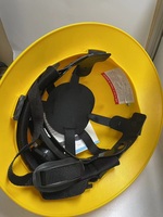 Casque de sécurité pour mineurs, casques rigides avec lampe frontale, écrans avec boucle en cuir, protection de la tête