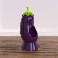 Nichoir en céramique écologique en forme d'aubergine, couleurs personnalisées, logo, fait main, de qualité supérieure, pour petits oiseaux, vente en gros