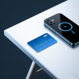 Fabrik preis Benutzer definiert gedruckt leer schwarz Smart Nfc Chip PVC-Papier Digitale Visitenkarte Nfc Visitenkarten - Product Image 3