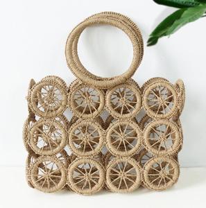 <span class=keywords><strong>2023</strong></span> usine en gros luxe autre sac à main paille dame fourre-tout sac de plage, nouveau design français femme vacances bord de mer sac à main robe - Product Image 1