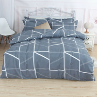 Tissu textile domestique en microfibre 100 % polyester sergé uni teint, le plus vendu, impression personnalisée, literie antistatique