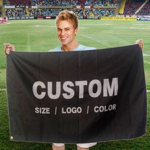 Bandera Publicitaria Personalizada de Poliéster de 3x5 Pies, Asta de Aluminio, Impresión a Doble Cara, Logotipo Personalizado, Fabricante OEM/ODM para Pancartas Promocionales - Product Image 3