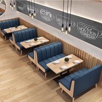 Meubles de luxe modernes et légers pour restaurants commerciaux ensembles de canapés et de chaises pour cafétéria et maison