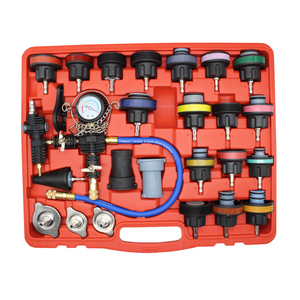 Detector de fugas de tanque de agua, medidor de presión de bombeo, sistema de enfriamiento, herramienta de reemplazo <span class=keywords><strong>anticongelante</strong></span>, Kit de medidor de prueba, 28 Uds. - Product Image 3