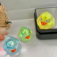 Jouet anti-stress en caoutchouc souple à rebond lent, best-seller transfrontalier, en forme de canard, idéal pour la décompression et comme cadeau