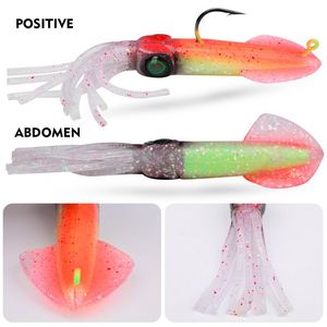 Señuelo de Pesca UV de Fondo Luminoso de 135mm y 47.2g, Tipo Calamar, Suave, para Pesca de Lubina en Agua Salada, Océano y Playa - ¡Gran Oferta! - Product Image 4