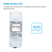 EASTRON SDM230-M Layar LCD Bersertifikasi MID CE untuk Pemantauan Tenaga Surya Meter Listrik Pintar Fase Tunggal 100A Sambungan Langsung