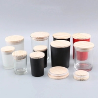 8oz 10oz 15oz Bougies en verre de luxe vides personnalisées exclusives vides pour la fabrication de bougies Conteneur à bougies avec couvercle et boîte