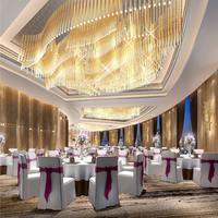 Conception d'intérieur d'hôtel de luxe 5 étoiles, design moderne et personnalisé, suite de luxe pour hall d'hôtel, ensemble complet de dessins de construction