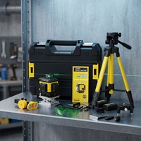 Niveau laser vert industriel de haute qualité pour bricolage, instrument à 16 lignes pour pose de carrelage intérieur/extérieur, outil de pose de carrelage mural, garantie 3 ans