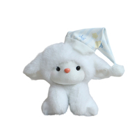 Peluche de 18 cm avec bonnet de sommeil, ours en peluche, cochon, éléphant, mouton, poupée en peluche douce, cadeaux, vente directe d'usine, vente en gros