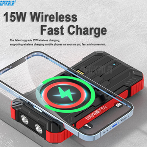 Power Bank Solare da 20000mAh con Quattro Cavi Integrati, <span class=keywords><strong>Ricarica</strong></span> Wireless Magnetica 15W e <span class=keywords><strong>Ricarica</strong></span> Rapida PD22.5W - Product Image 3