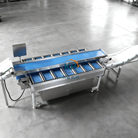 Balance de pesage combinée semi-automatique électrique multi-stations de comptoir en plastique pour fruits et aliments, avec fonction de remplissage par poids cible