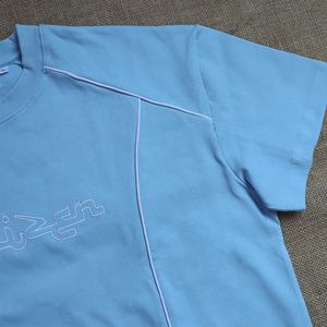 เสื้อยืดโอเวอร์ไซส์ผู้ชาย ผ้าฝ้าย 100% คุณภาพสูง สไตล์วินเทจ แบรนด์ดัง ขายส่ง MOQ ต่ำ รับปักโลโก้ตามสั่ง - Product Image 3