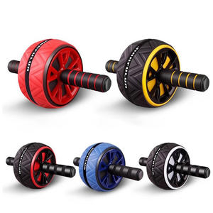 Rouleau abdominal robuste avec genouillère, roue solide pour les exercices de renforcement musculaire dans la salle de sport <span class=keywords><strong>ou</strong></span> à domicile - Product Image 1
