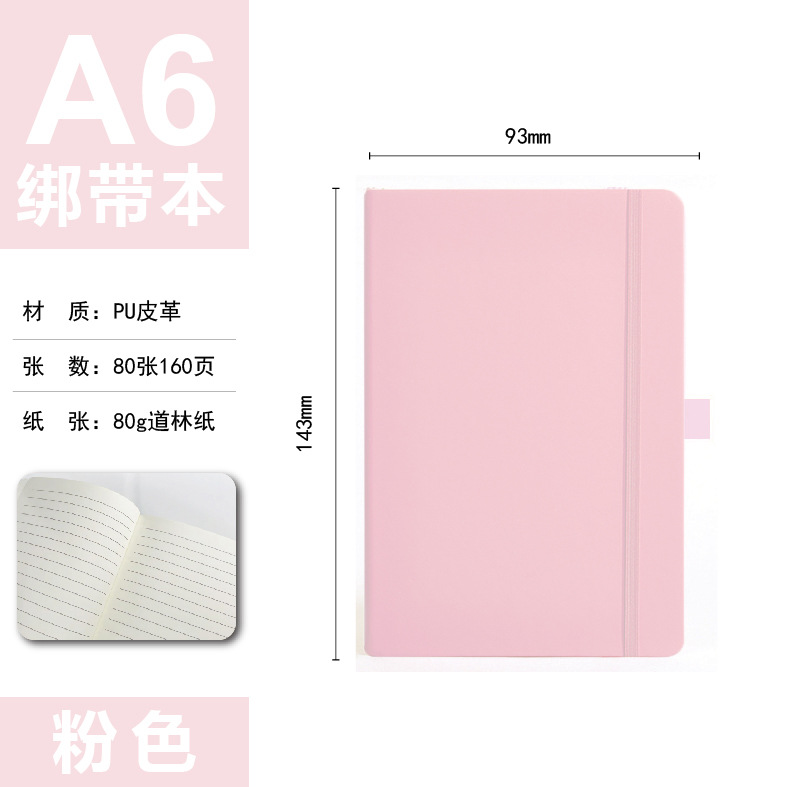 Rose a6/80-160 pages