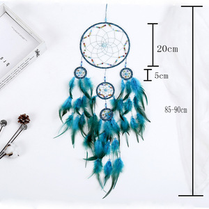 <span class=keywords><strong>Attrape</strong></span>-rêves fait main carillons éoliens artisanat naturel pendentif suspendu <span class=keywords><strong>attrape</strong></span>-rêves maison décorations murales - Product Image 4
