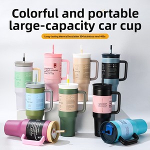 Vaso Térmico Personalizado Stanley de 40oz con Asa, Diseño Original de Bola de Nieve, Ecológico, de Acero Inoxidable con Aislamiento al Vacío - Product Image 1