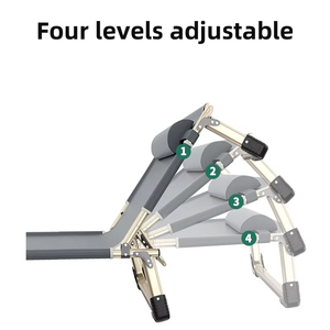 Lits de camping pliants en acier légers et portables pour l'extérieur, modernes et inclinables, et lits de salon avec une capacité de 180 kg - Product Image 3