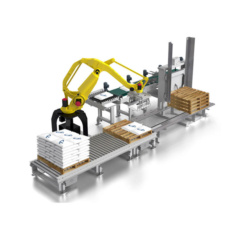 6 Axis Kuka Robot Arm Palletizer System China Industrial Palletizing