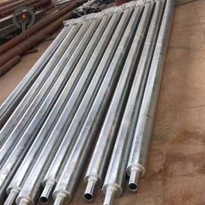 7 metre fener direği Q235 çelik galvanizli elektrik sokak aydınlatma direği filipinler - Product Image 5