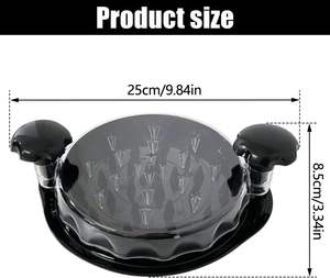 เครื่องมือฉีกไก่แบบหมุนทรงกลม ขายดี พร้อมฐานกันลื่นและฝาปิดใส - Product Image 4