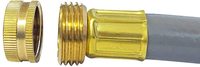 Connecteurs de tuyau d'arrosage de jardin en laiton femelle de 3/4 pouce