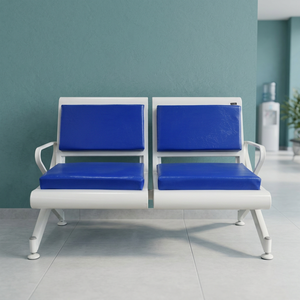 Silla de espera de dos plazas, con cojín, recubierta con epoxi. - Product Image 5