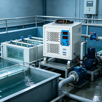 Alimentation électrique CC haute intensité 30V 500A pour électrolyse, traitement des eaux usées, électrolyse de l'eau pour hydrogène vert
