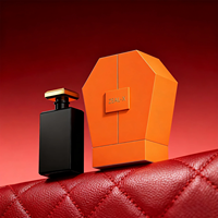 Kotak hadiah parfum kosmetik kardus kustom kemasan botol Cologne minyak esensial laminasi Matt daur ulang ramah lingkungan