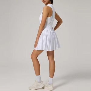 DCK-1002 轻质女式A字网球服，百褶裙，立领，健身锻炼户外运动服 - Product Image 5