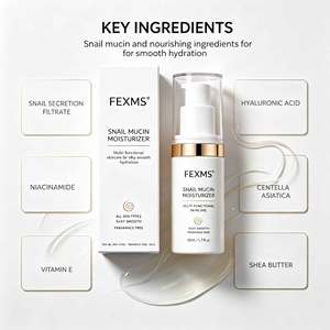 Crème gel d'escargot en marque propre, réduit les rougeurs, cicatrise les cicatrices, atténue les taches brunes, anti-âge, hydratant - Product Image 2