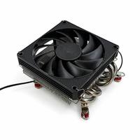 Refroidisseur de processeur 130W avec 4 caloducs en cuivre et ailettes en aluminium, avec ventilateur, compatible LGA 1700 1200 115X AM4 ITX, profil bas, OEM ODM, usine ISO, MOQ 1 pièce
