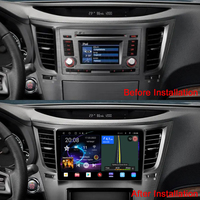 Penhui pemutar DVD mobil Android, untuk Subaru Outback 4 BR Legacy 5 2009 - 2014 Radio navigasi GPS Audio Video CarPlay DSP Multim