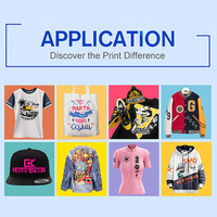 Impresora Industrial A1 de 6 Cabezales I3200 DTF, Paquete de Impresora DTF de Formato Grande de 8 Cabezales y 24 Pulgadas para Camisetas