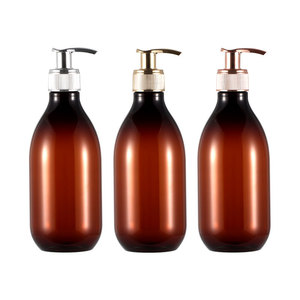 Bouteille pompe en PET dépolie Minnie 500 ml, à épaule ronde, vide, pour gel douche et lotion corporelle, pour soins quotidiens - Product Image 4