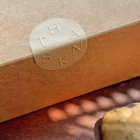 Autocollants ronds en feuille d'or de 2 pouces pour produits Étiquettes de luxe pour emballage de chocolat Étiquetage personnalisé en or Autocollants de logo en or