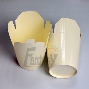 16oz 26oz 32oz Muestra gratis para llevar Caja de fideos personalizada cuadrada Caja de papel desechable Doner <span class=keywords><strong>Kebab</strong></span> Contenedor Caja - Product Image 2
